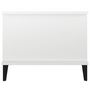 Voir la diapositive 4 : VIDAXL Table basse Blanc brillant 90x50x40 cm Bois d'ingenierie