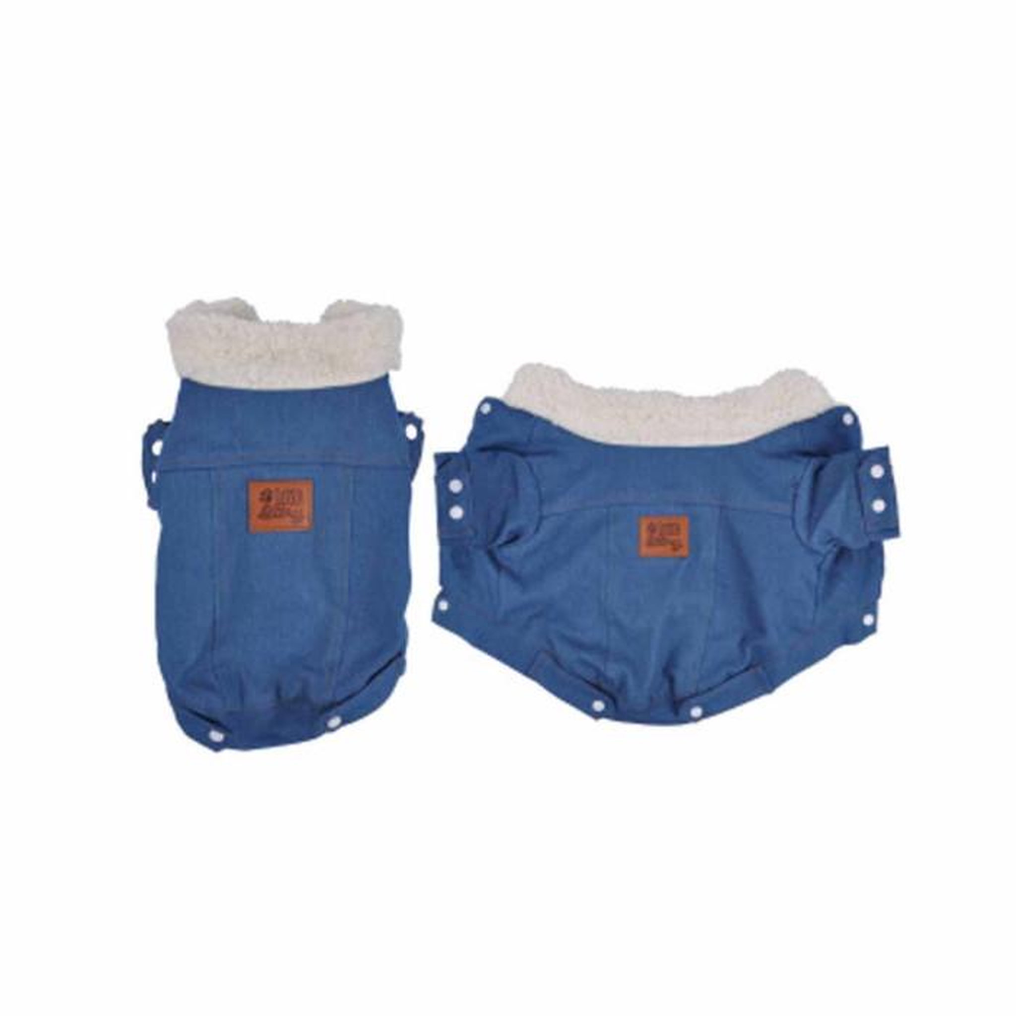Voir la diapositive 1 : Paris Prix Vêtement pour Chien  Veste en Jean  30cm Bleu