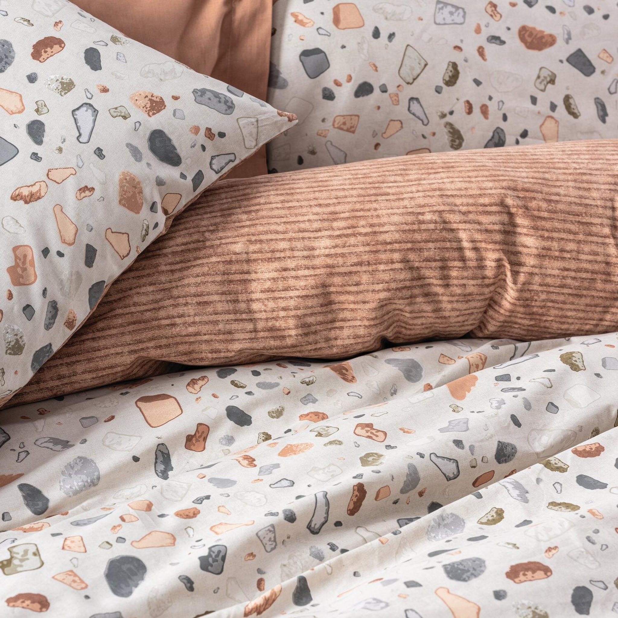 Voir la diapositive 2 : Home collection Parure de lit enfant avec taie(s) 100 % coton Oniks
