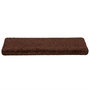 Voir la diapositive 3 : VIDAXL Tapis d'escalier 30 pcs 65x21x4 cm Marron