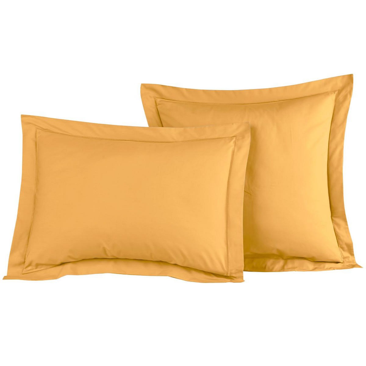 Sensei Maison Lot de 2 taies d'oreiller en percale de coton SOFT PERCALE