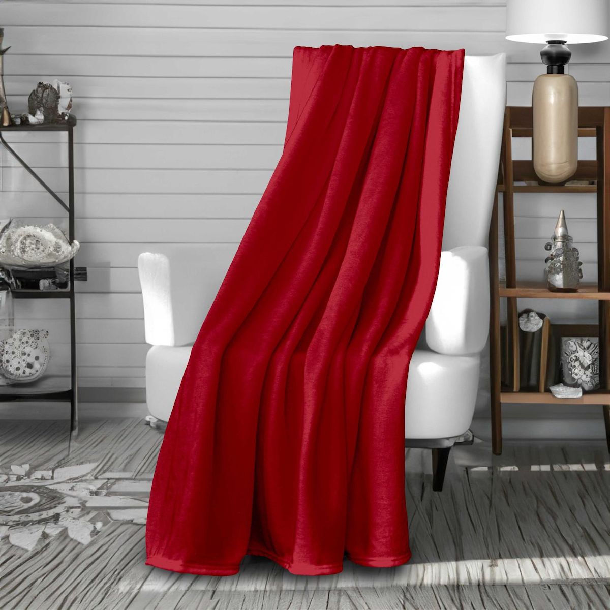 SOLEIL D'OCRE Couverture, Plaid en flanelle CALIN par Soleil d'Ocre