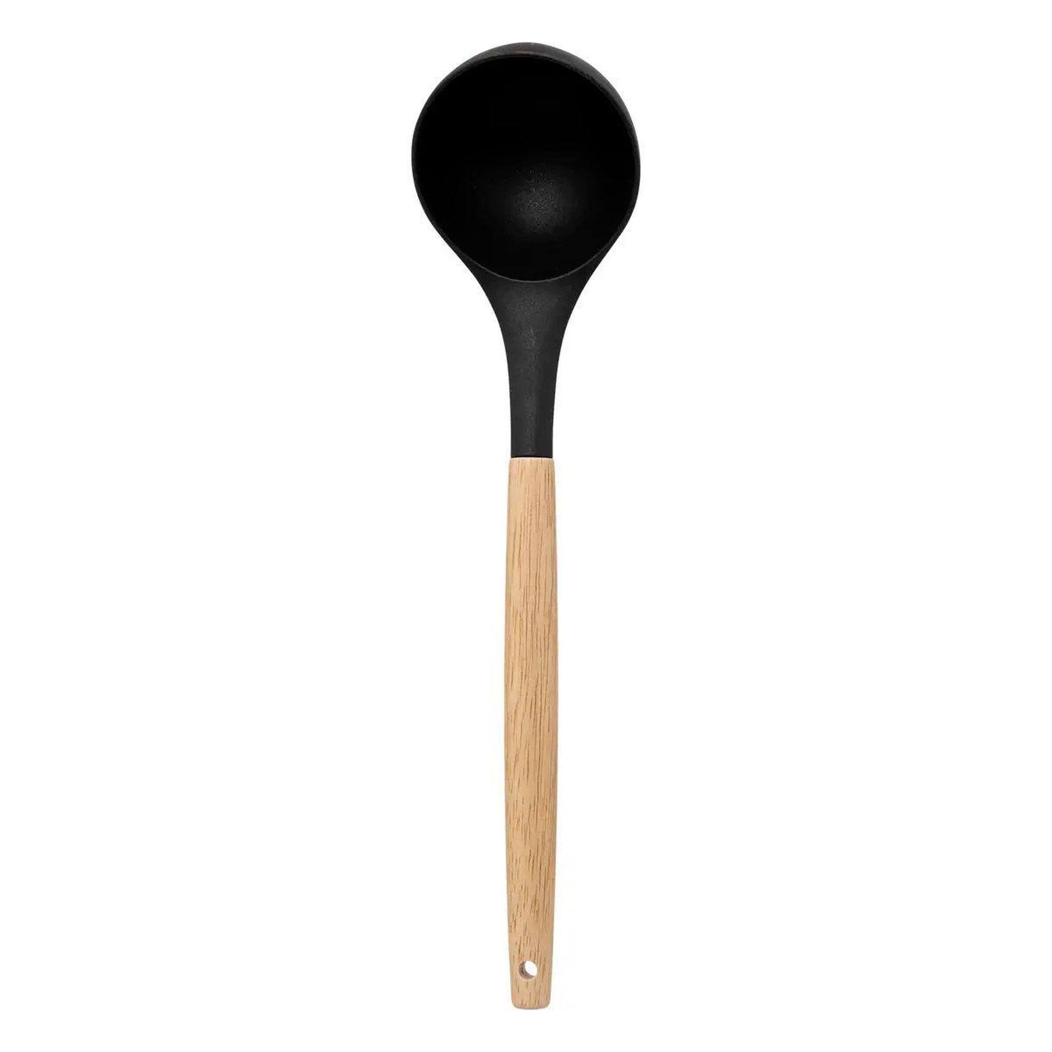 Voir la diapositive 4 : FIVE Lot de 7 Ustensiles avec Pot  Acacia  30cm Noir