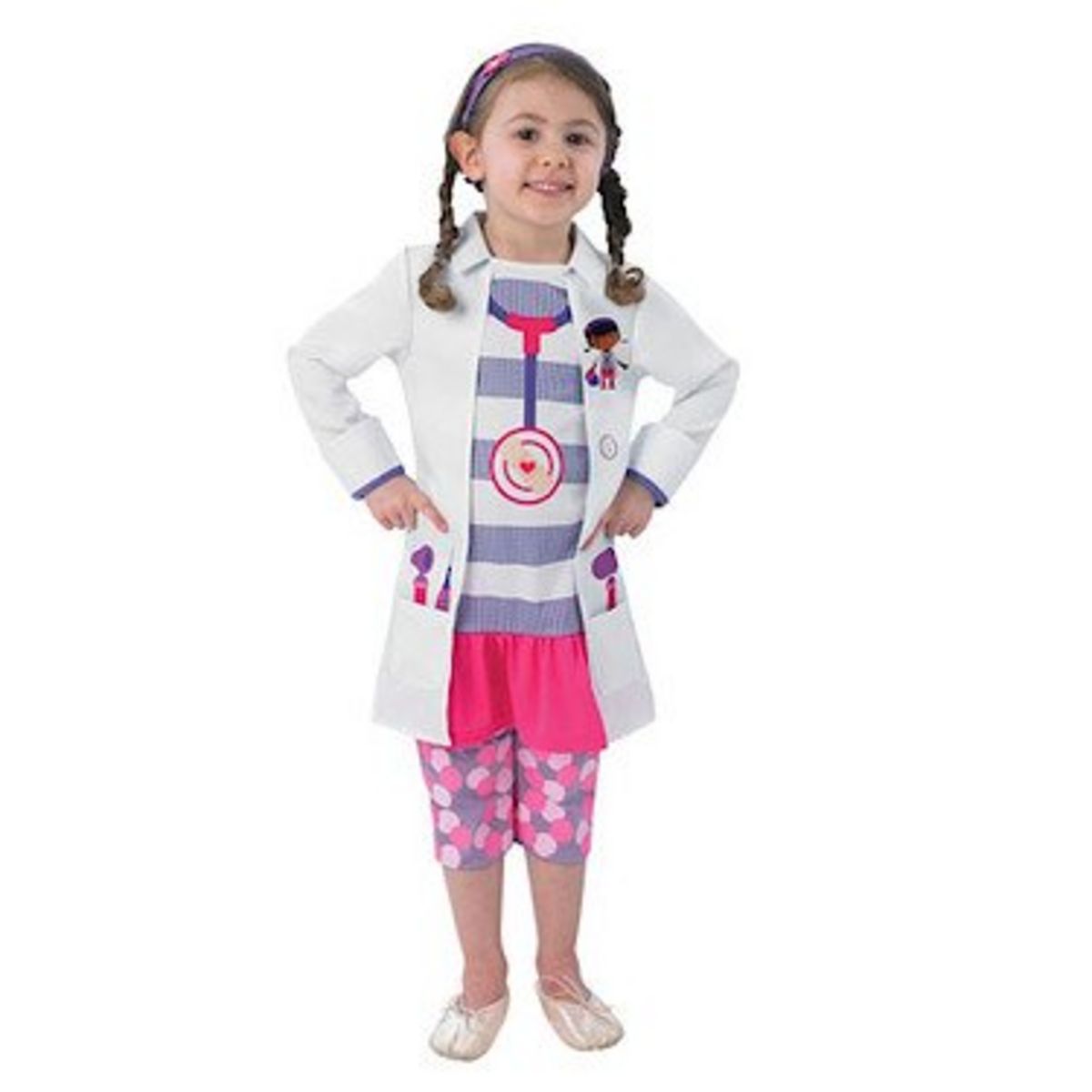 DISNEY Déguisement Luxe Docteur La Peluche taille 5-6 ans