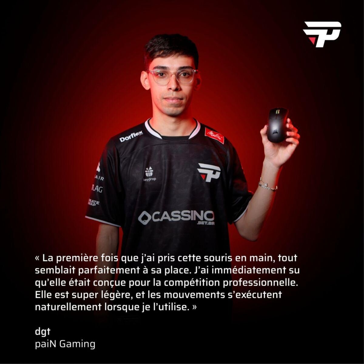 Corsair Souris Gamer Sans Fil SABRE v2 PRO ultralight wireless