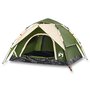 Voir la diapositive 2 : VIDAXL Tente de camping a dome 3 personnes vert liberation rapide