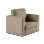 Voir la diapositive 3 : BEST MOBILIER Marilia - fauteuil - convertible déplimousse - en velours côtelé