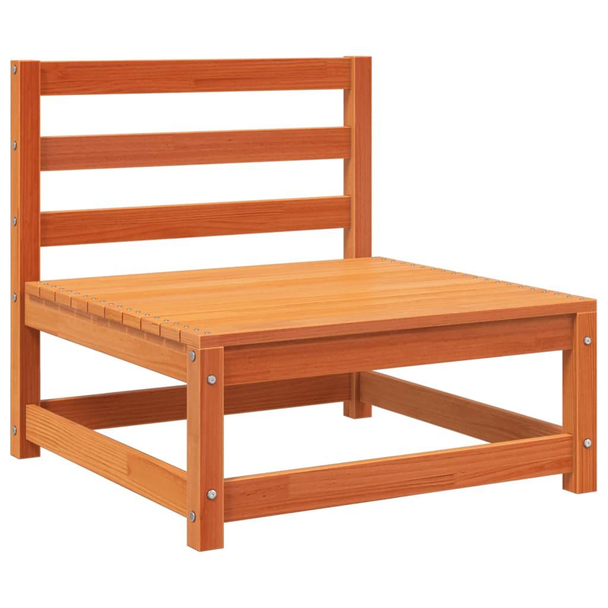 Voir la diapositive 4 : VIDAXL Canapes de jardin cire marron 2 pcs bois de pin massif