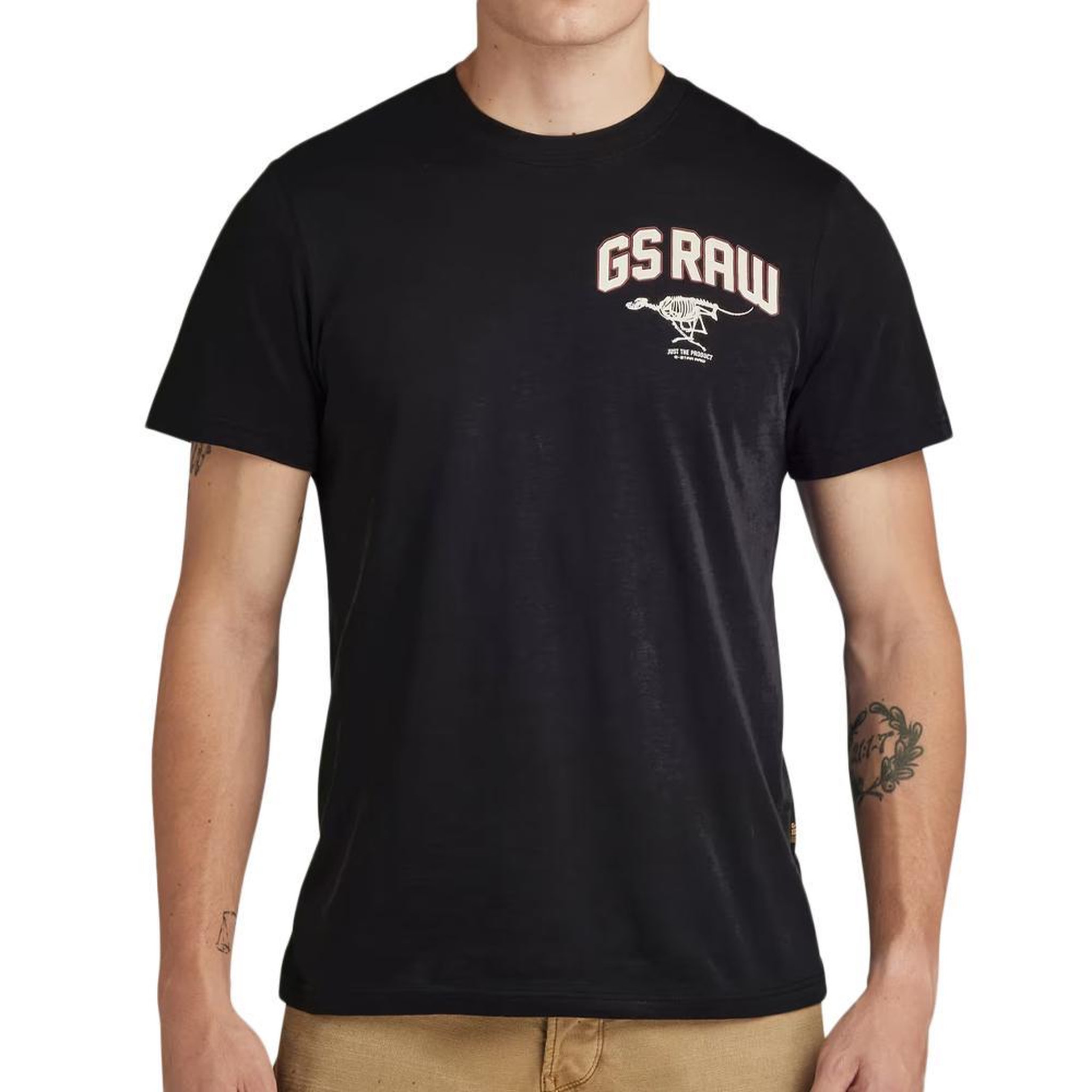 Voir la diapositive 1 : G-Star Raw T shirt  Homme G Star Raw Skeleton Dog Chest