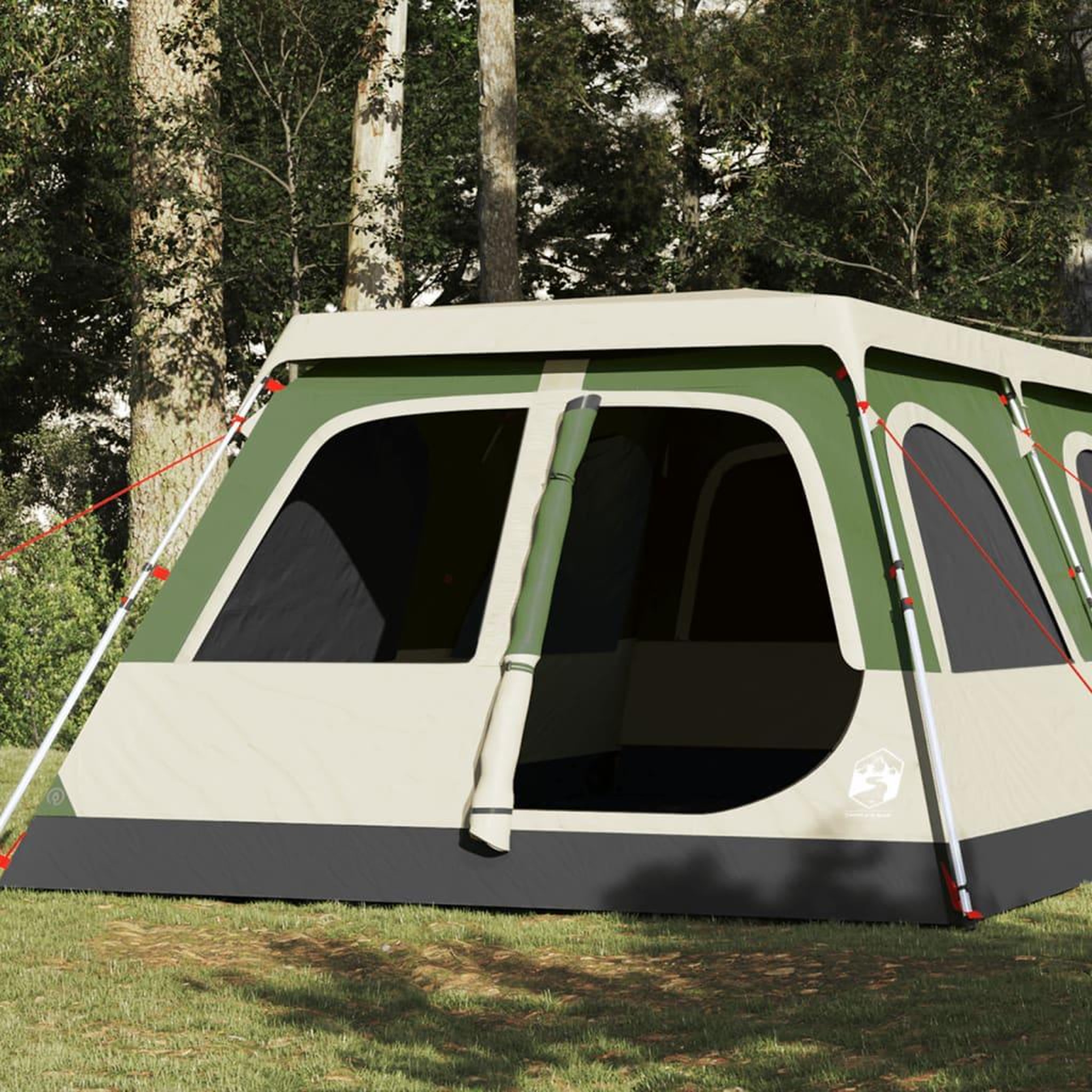 VIDAXL Tente familiale a dome 8 personnes vert liberation rapide