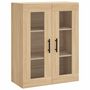 Voir la diapositive 2 : VIDAXL Armoire murale chene sonoma 69,5x34x90 cm
