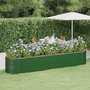 Voir la diapositive 1 : VIDAXL Lit sureleve de jardin Acier enduit de poudre 368x80x68 cm Vert
