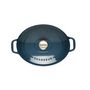 Voir la diapositive 2 : Chasseur Cocotte ovale en fonte émaillée 29cm bleu - PUC472997