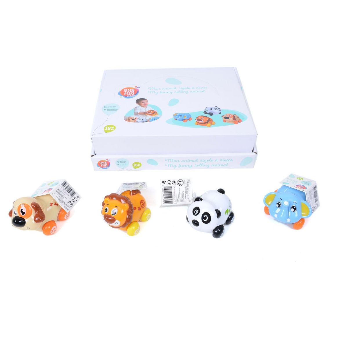 One Two Fun Mon animal rigolo à roues