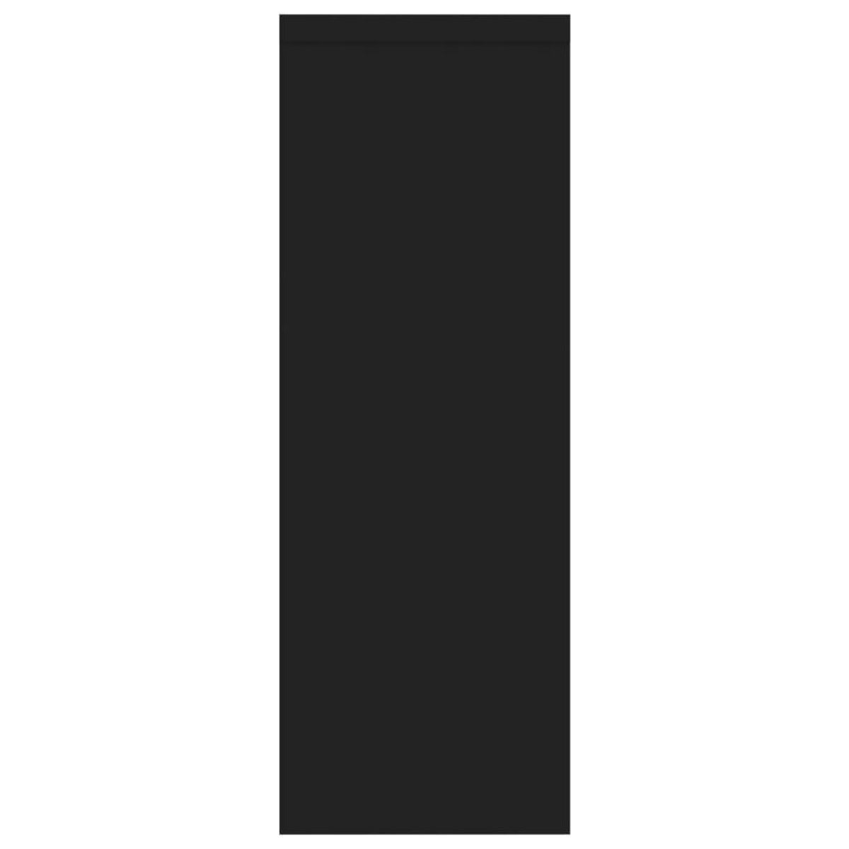 VIDAXL Etagere murale Noir 45,1x16x45,1 cm Bois d'ingenierie