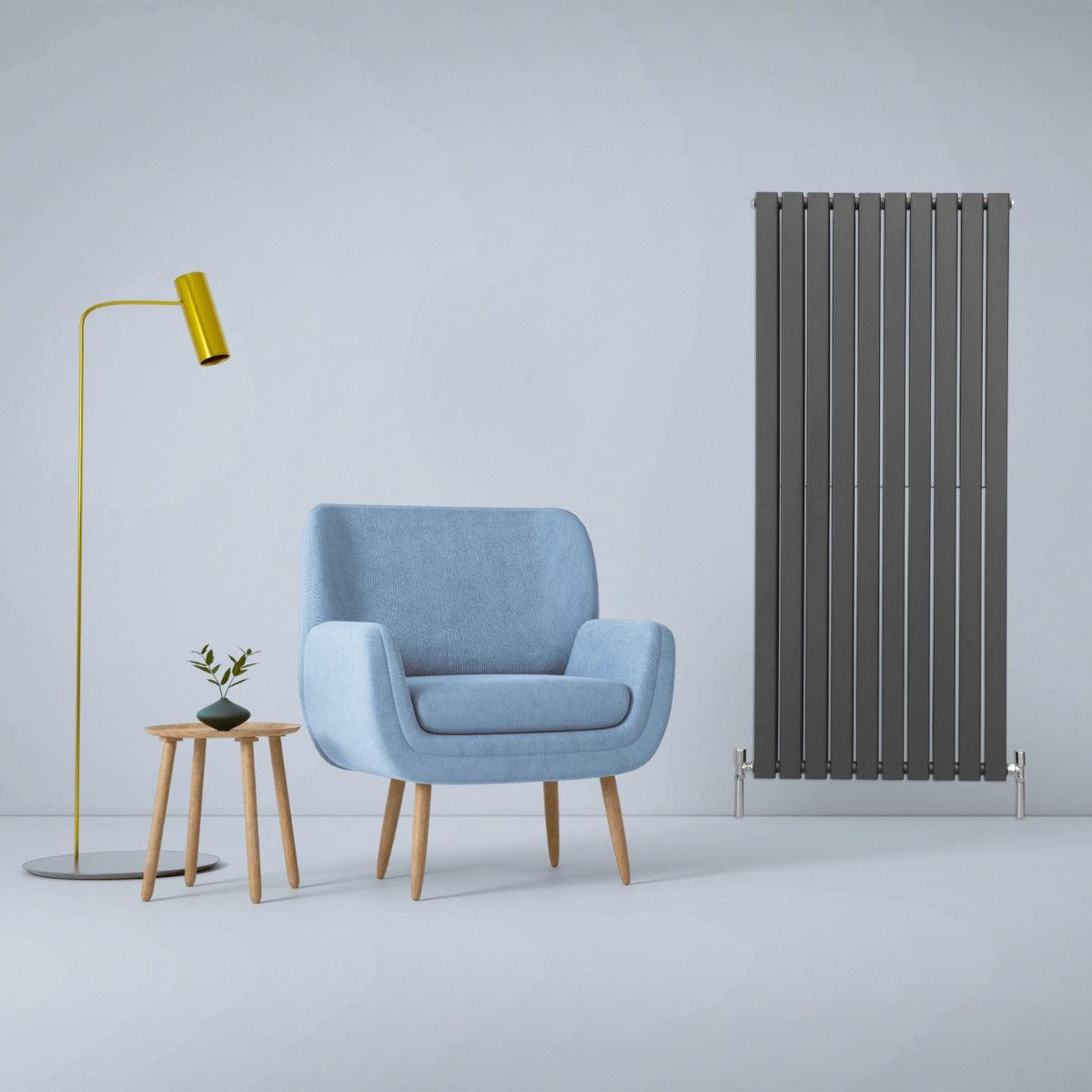 Voir la diapositive 2 : MONSTERSHOP Radiateur plat à 2 panneaux - 1600 x 700 mm