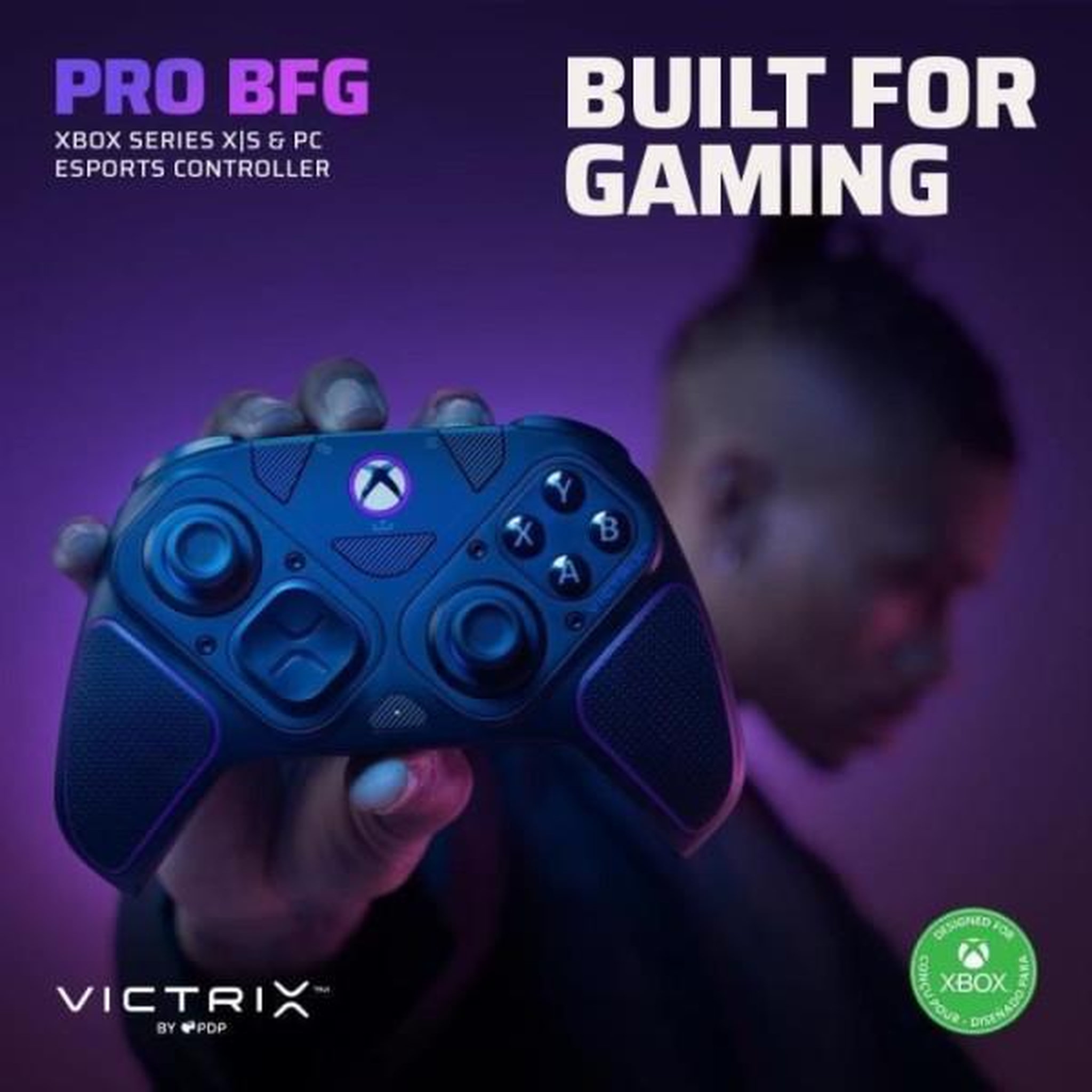 Voir la diapositive 3 : PDP Manette sans fil Pdp Victrix Pro BFG pour PC Xbox One Xbox Series X et S Noir