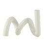 Voir la diapositive 1 : Paris Prix Bougeoir Design Céramique  Torsia  25cm Blanc