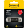 Voir la diapositive 1 : Intenso Clé USB 256GB Twist Line USB 3.2