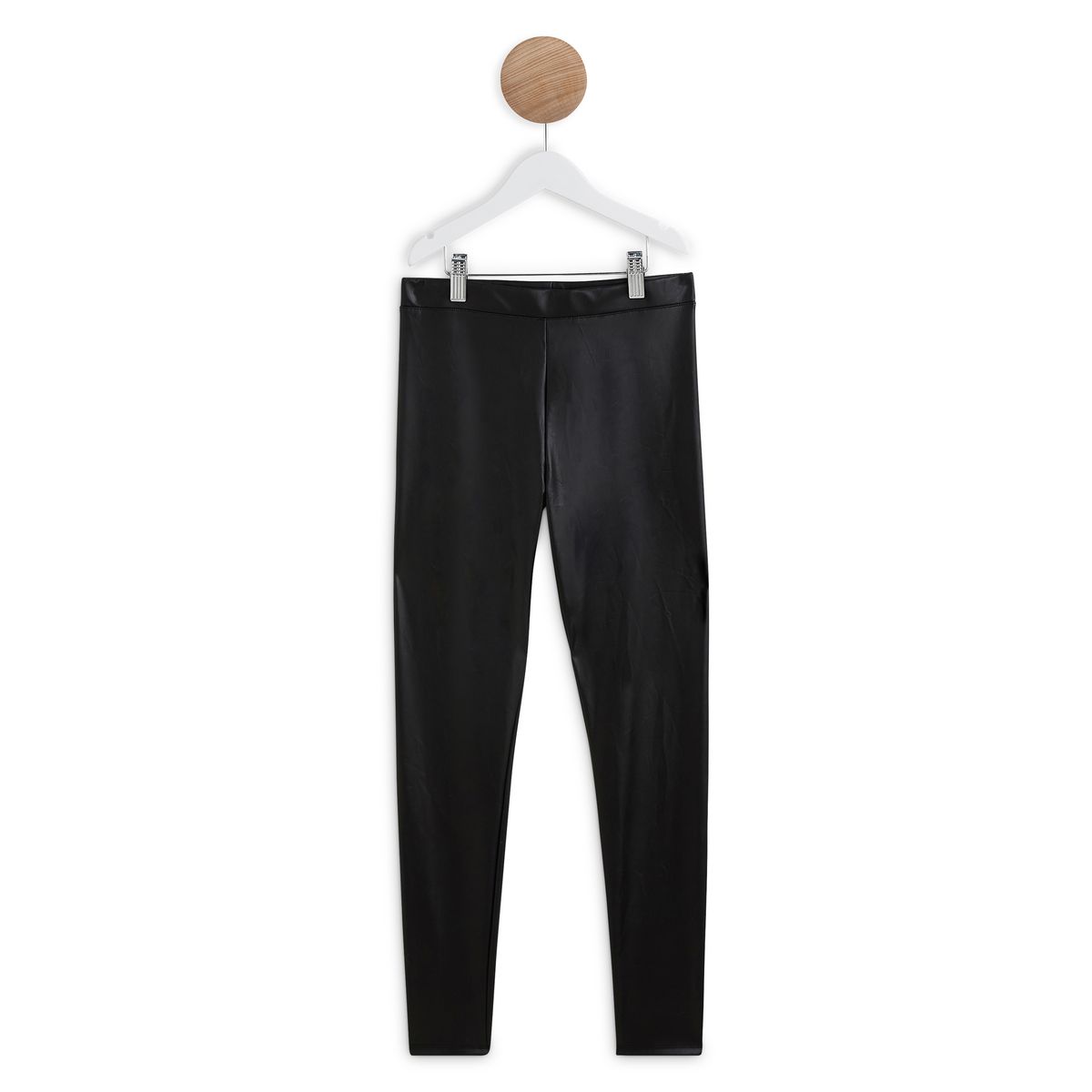 IN EXTENSO Legging faux cuir fille
