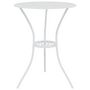 Voir la diapositive 3 : VIDAXL Ensemble de bistro 3 pcs Aluminium coule Blanc