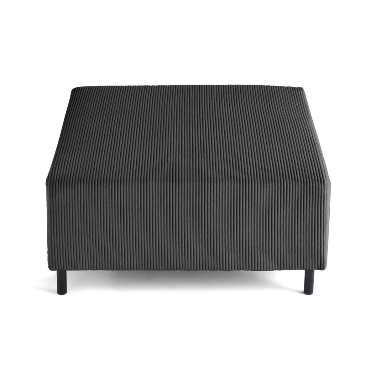 LISA DESIGN Edinburg - pouf modulable - en velours côtelé