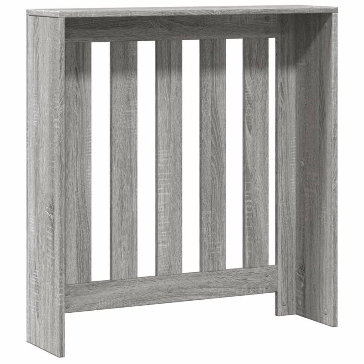VIDAXL Cache-radiateur sonoma gris 78x20x82 cm bois d'ingenierie