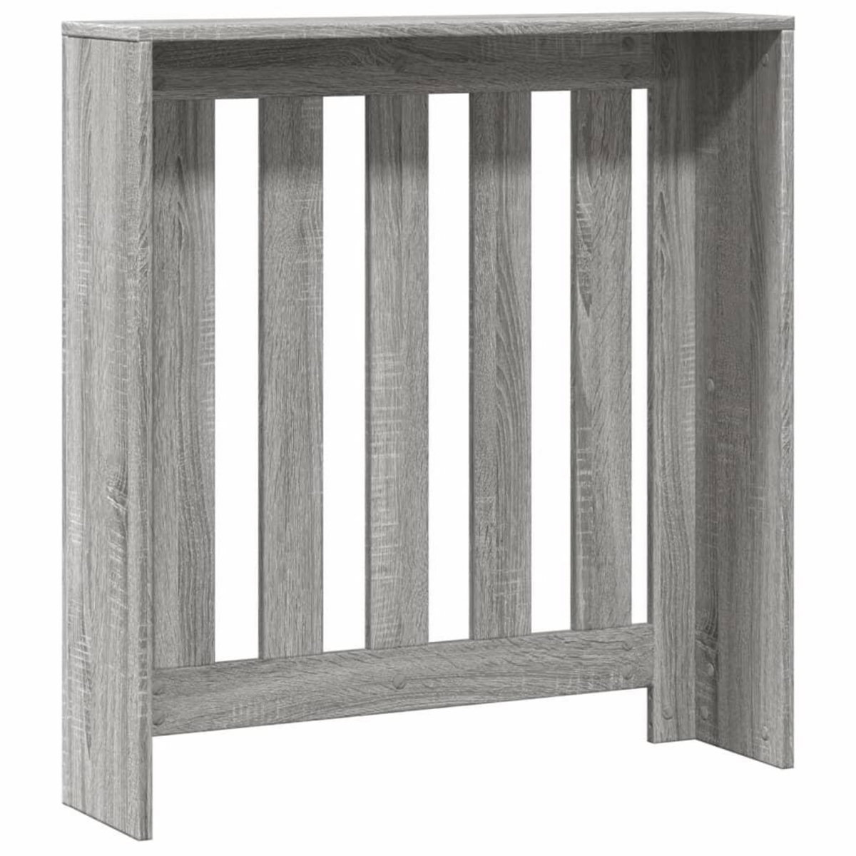 VIDAXL Cache-radiateur sonoma gris 78x20x82 cm bois d'ingenierie
