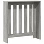 Voir la diapositive 5 : VIDAXL Cache-radiateur sonoma gris 78x20x82 cm bois d'ingenierie