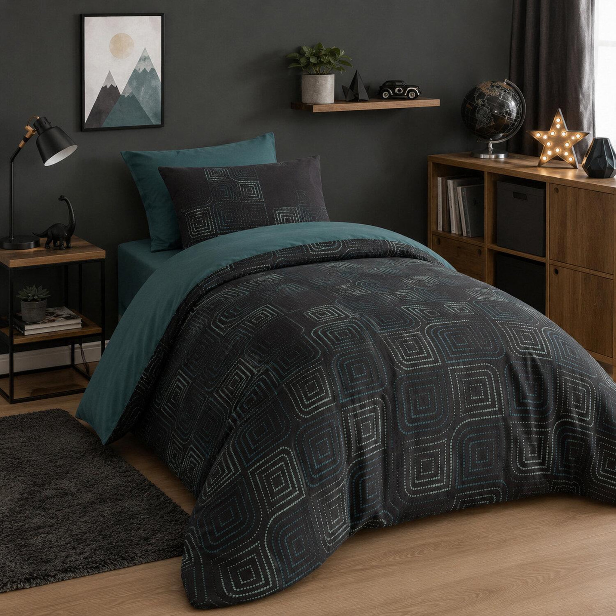 Voir la diapositive 1 : Home collection Parure de lit enfant avec taie(s) 100 % coton Noche