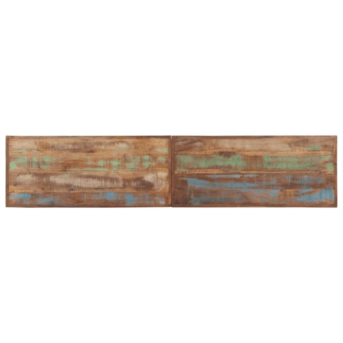 VIDAXL Banc 160 cm bois de recuperation massif et acier