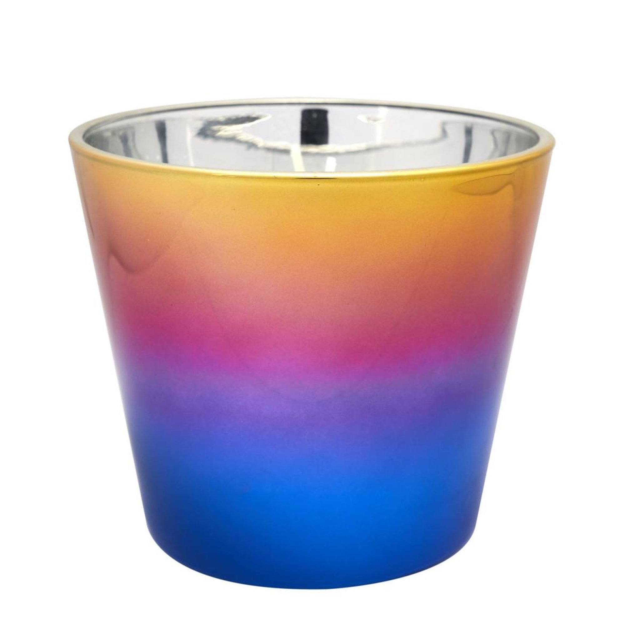The Home Deco Factory Bougie parfumée  electroplate  9cm rêve poudré