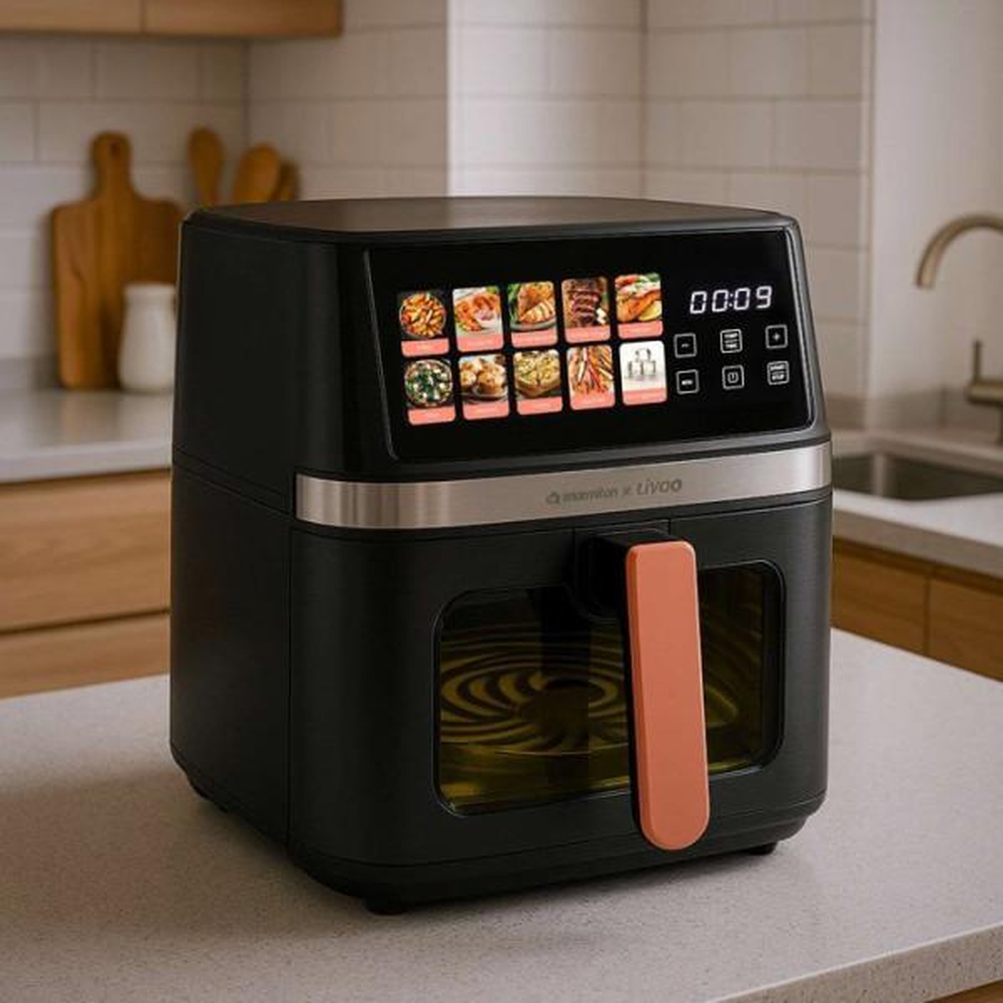 Voir la diapositive 3 : LIVOO Friteuse sans huile 8l 1700w - doc343co