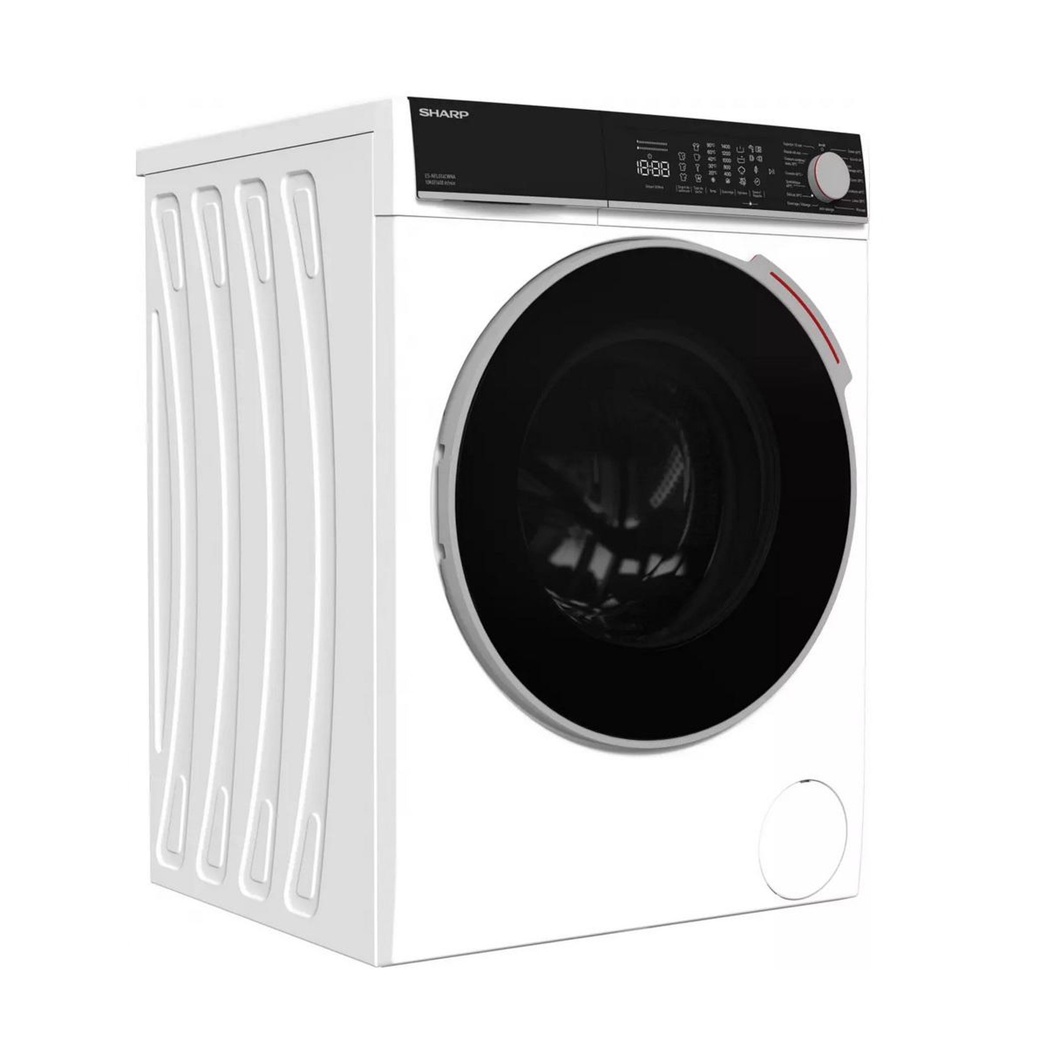 Voir la diapositive 3 : Sharp Lave-linge frontal 10kg 1400 tours/min blanc - es-nfl014cwna-fr