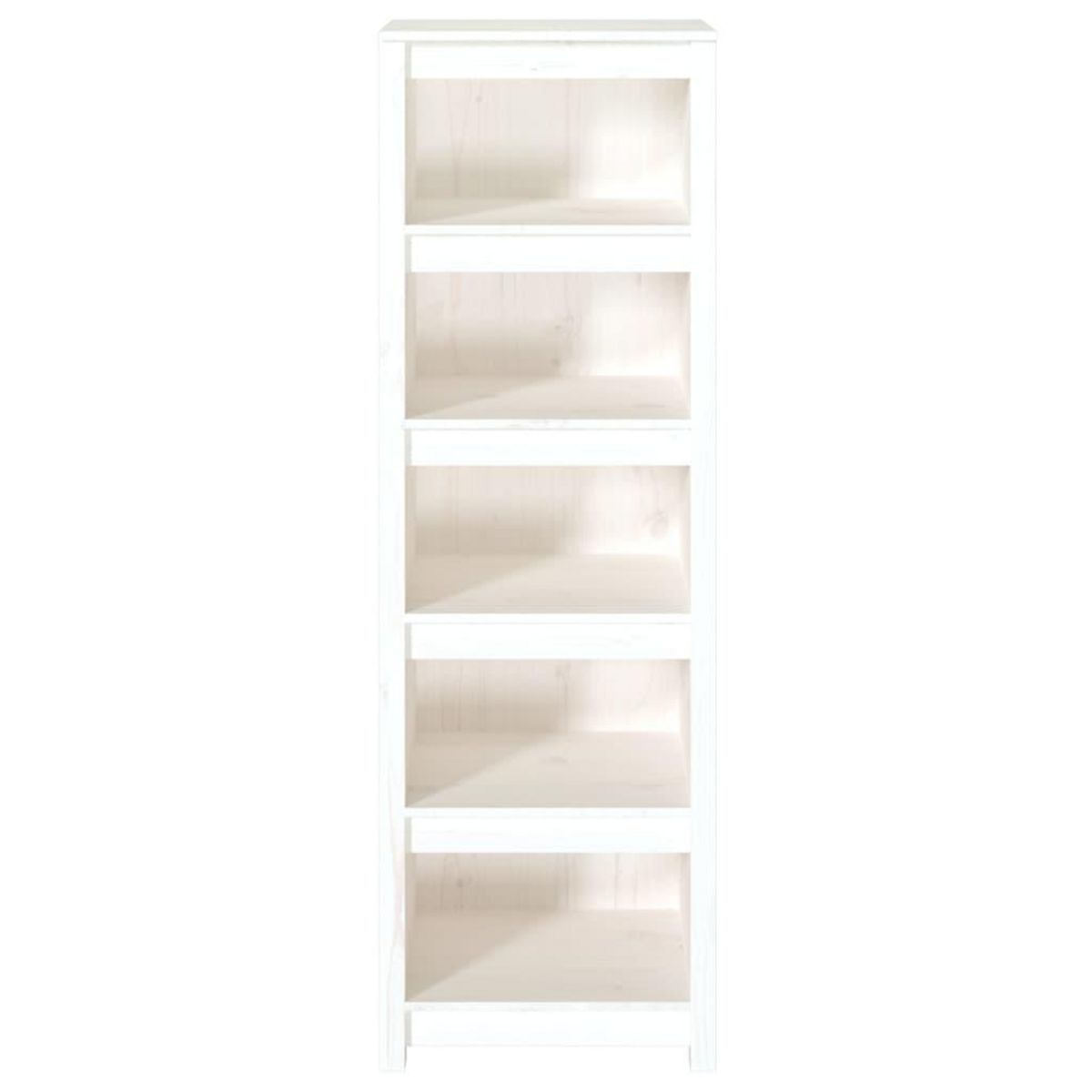 VIDAXL Bibliotheque Blanc 50x35x154 cm Bois de pin massif