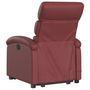 Voir la diapositive 4 : VIDAXL Fauteuil inclinable de massage Rouge bordeaux Similicuir