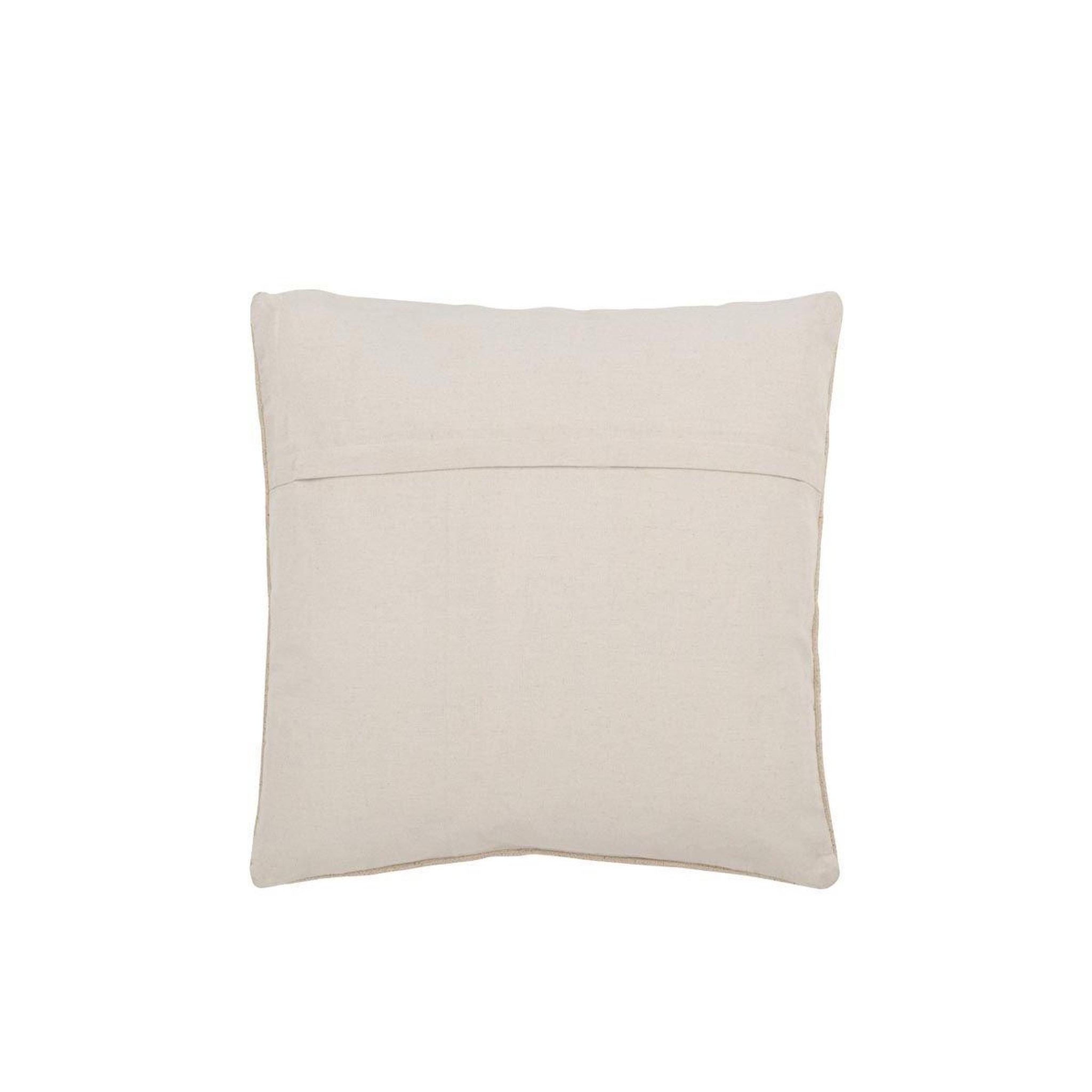 Voir la diapositive 2 : J-LINE Coussin design  diamants  45x45cm crème & rose
