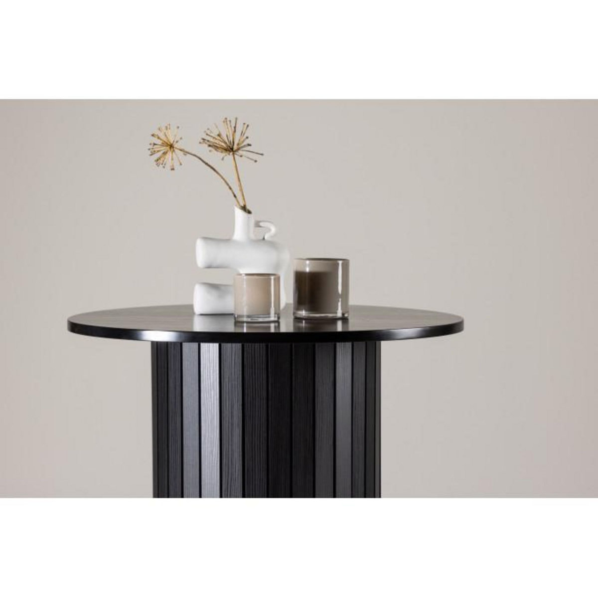 Paris Prix Table de Bar Design  Haron  105cm Noir