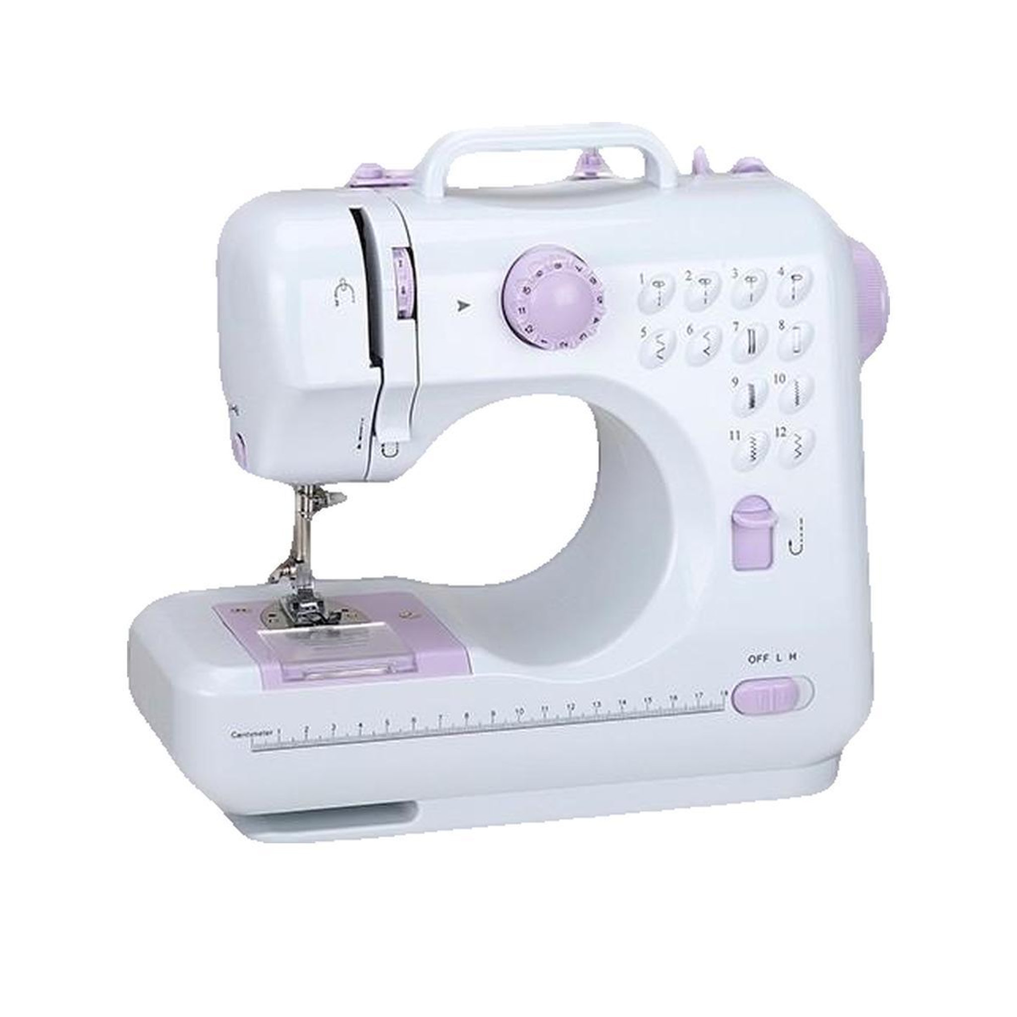 EMERIO Machine à coudre Emerio SEW-121820 blanche semi-automatique