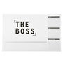 Voir la diapositive 1 : Paris Prix Sous Main en Papier  The Boss  50cm Blanc & Noir