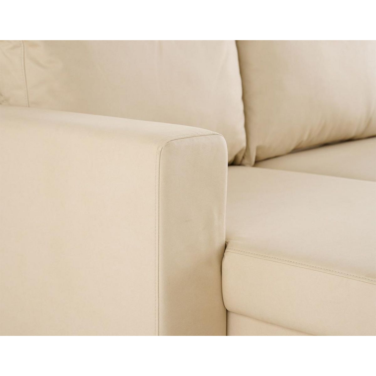 BEST MOBILIER Nordic - canapé d'angle réversible 4 places - convertible avec coffre - en simili