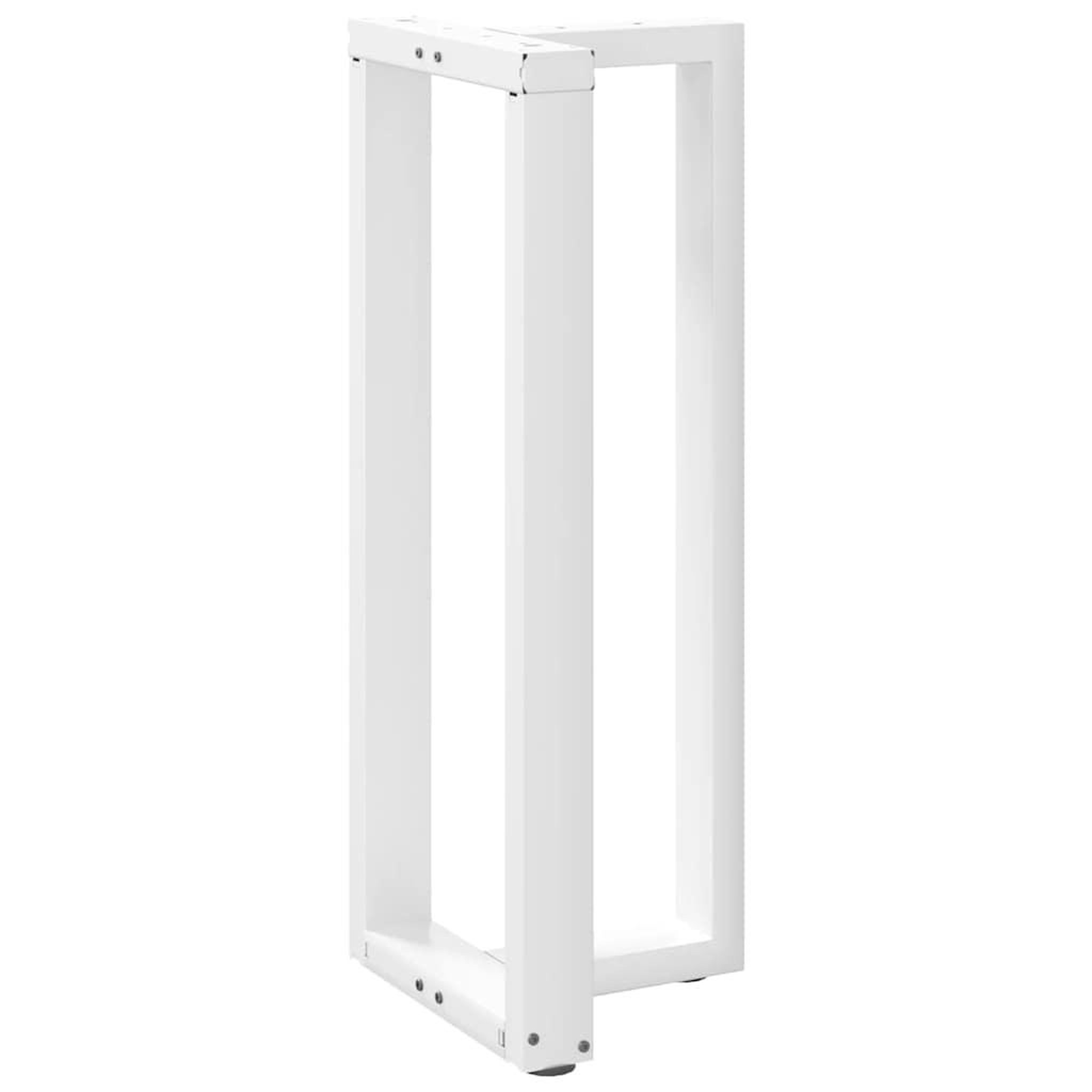 Voir la diapositive 4 : VIDAXL Pieds de table de bar forme de T 2 pcs blanc 40x35x(100-101) cm