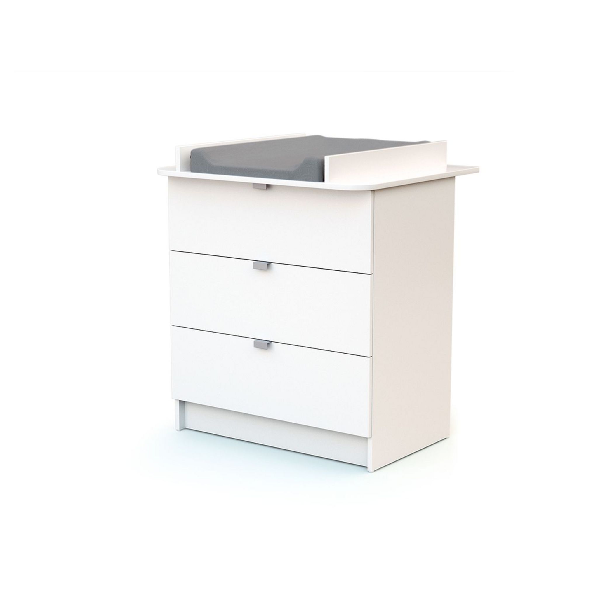 Commode à langer 3 tiroirs Blanc
