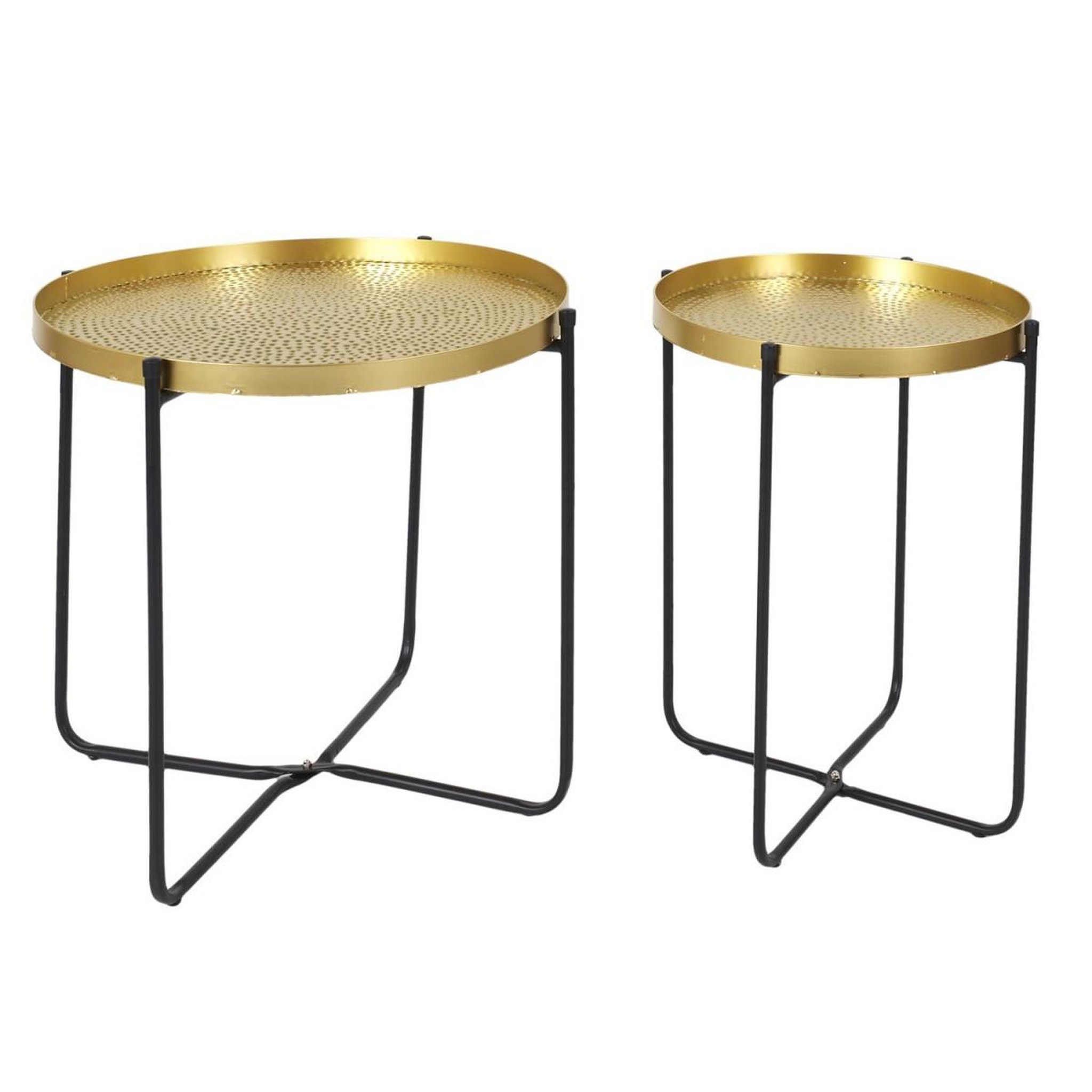 Voir la diapositive 3 : The Home Deco Factory Table d'appoint design  alia  50cm or