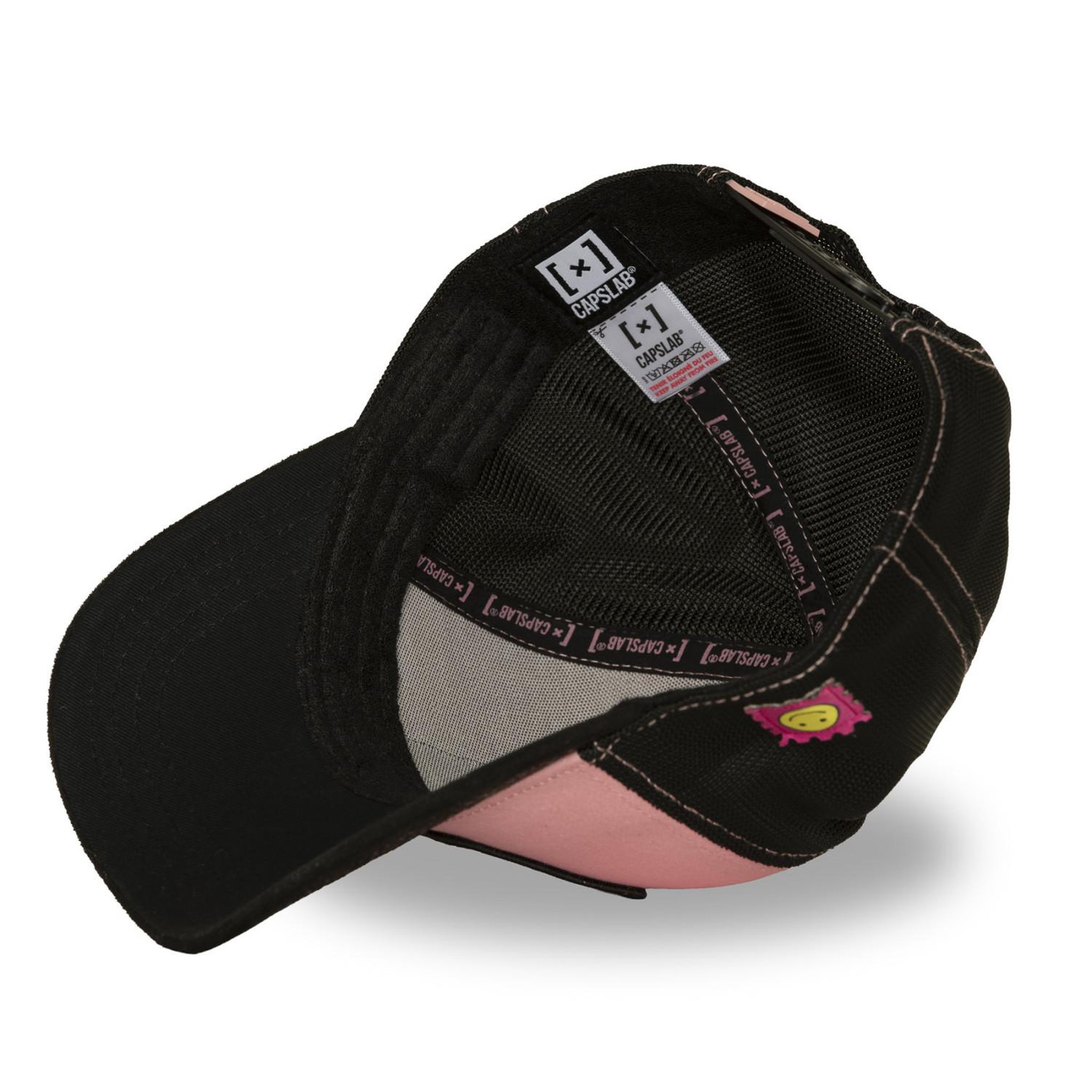 Voir la diapositive 5 : CAPSLAB Casquette trucker avec filet et patch mona