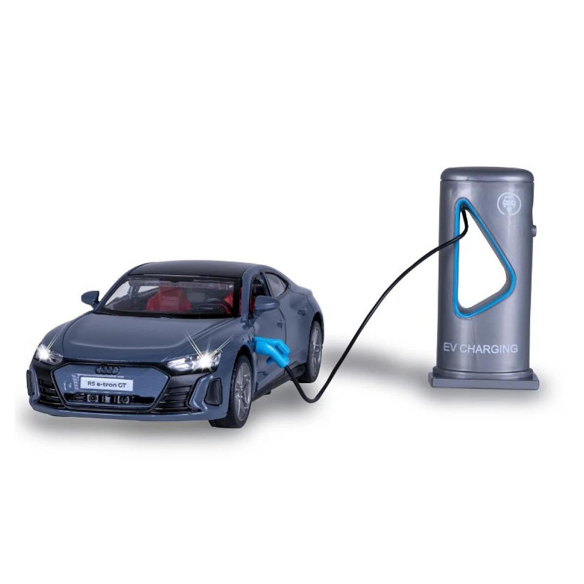 Jamara Audi RS e-tron GT miniature 1:36 grise avec piles