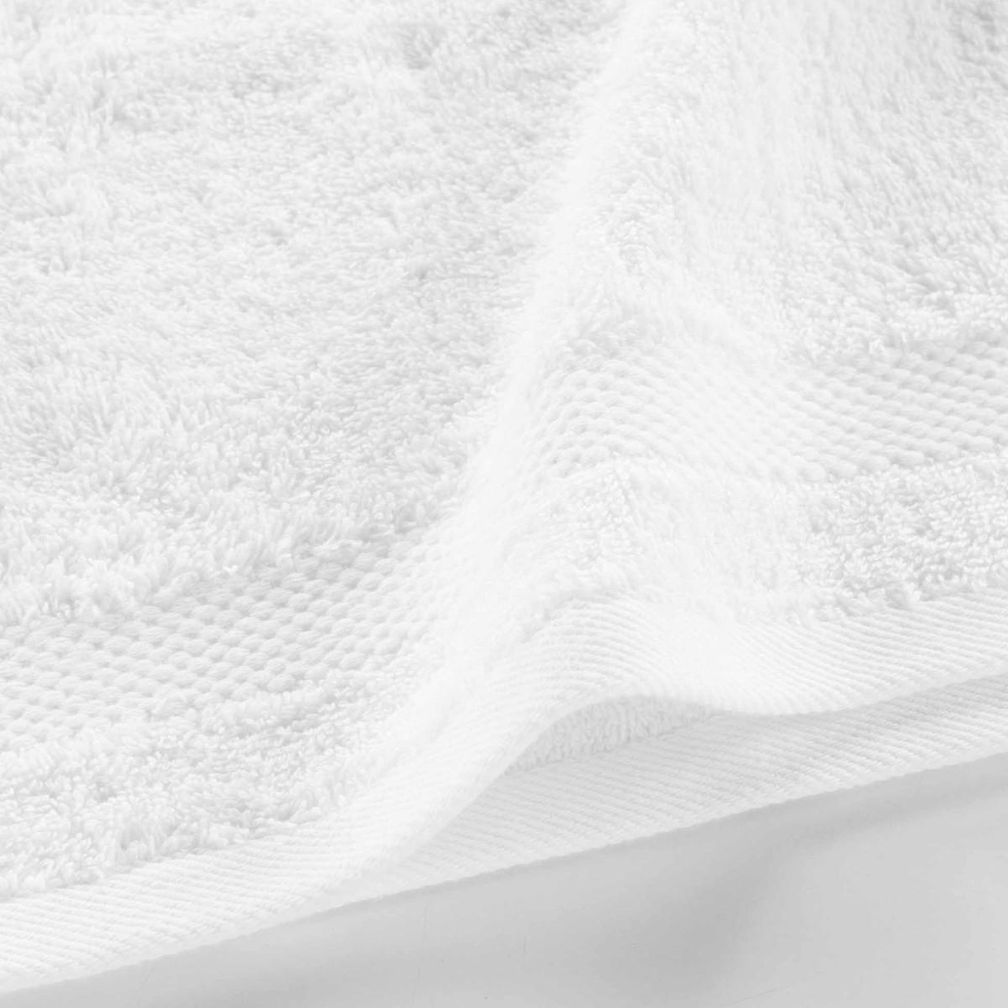 Voir la diapositive 2 : Douceur d'Intérieur Serviette Invité  Elegance  30x50cm Blanc