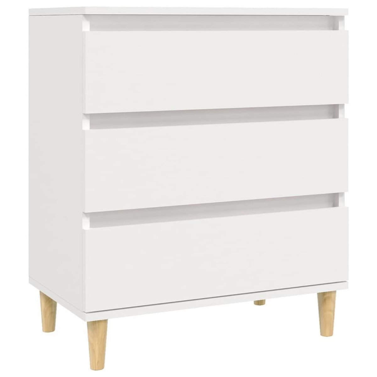 VIDAXL Buffet Blanc 60x35x70 cm Bois d'ingenierie