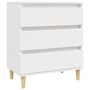 Voir la diapositive 2 : VIDAXL Buffet Blanc 60x35x70 cm Bois d'ingenierie