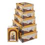 Voir la diapositive 1 :  Lot de 6 Boîtes de Rangement  Oasis  48cm Multicolore
